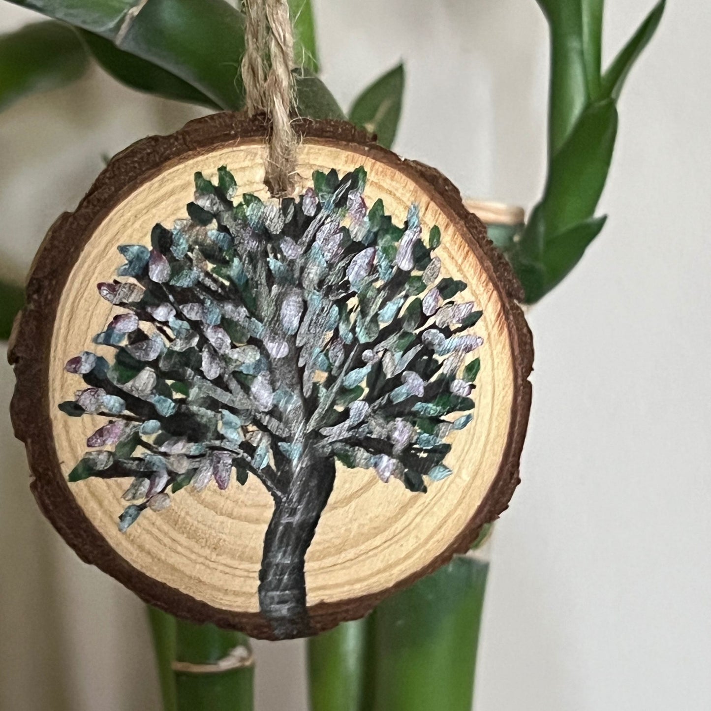 Mini Round Enchanted Tree Wall Hanging