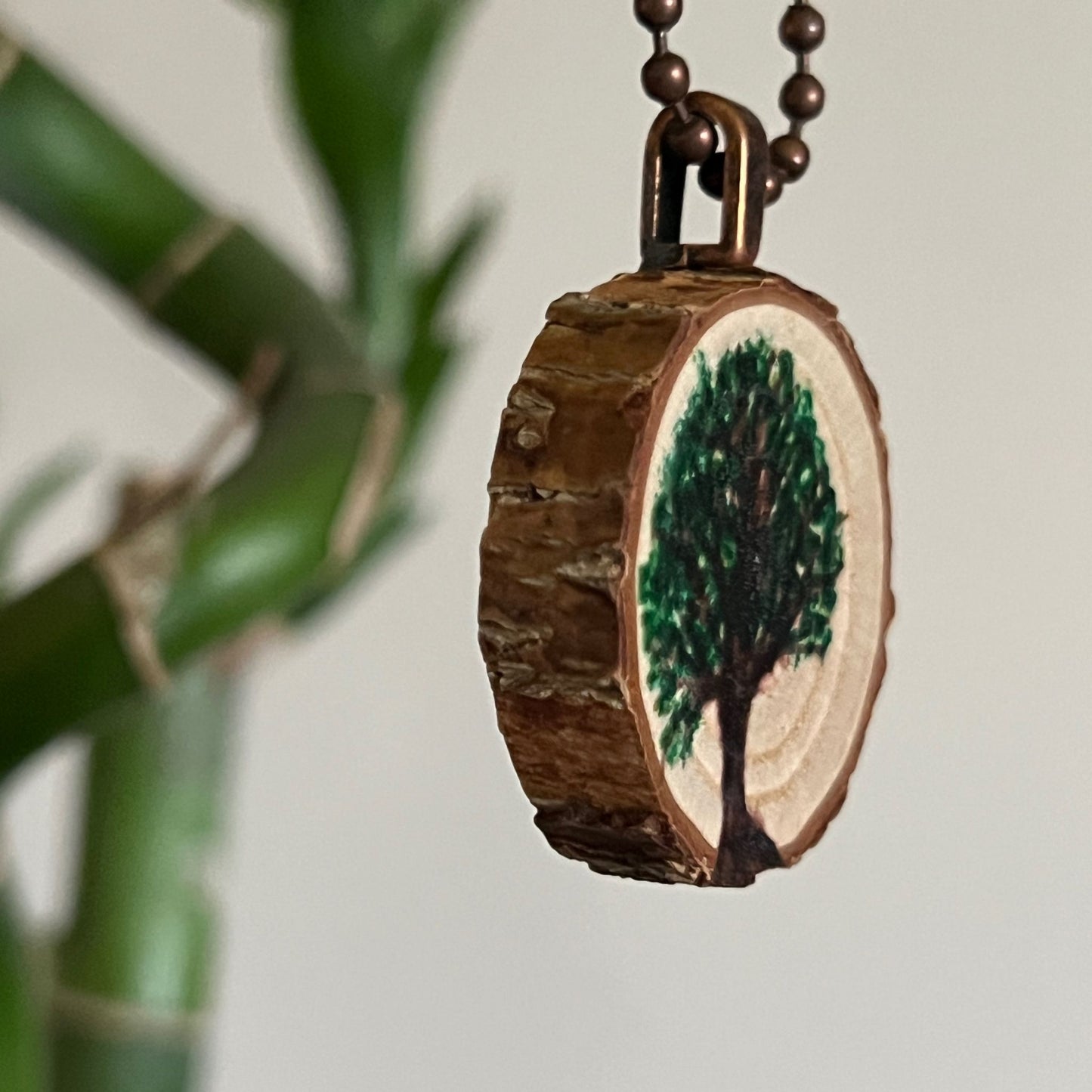 Enchanted Tree Pendant Green Tree