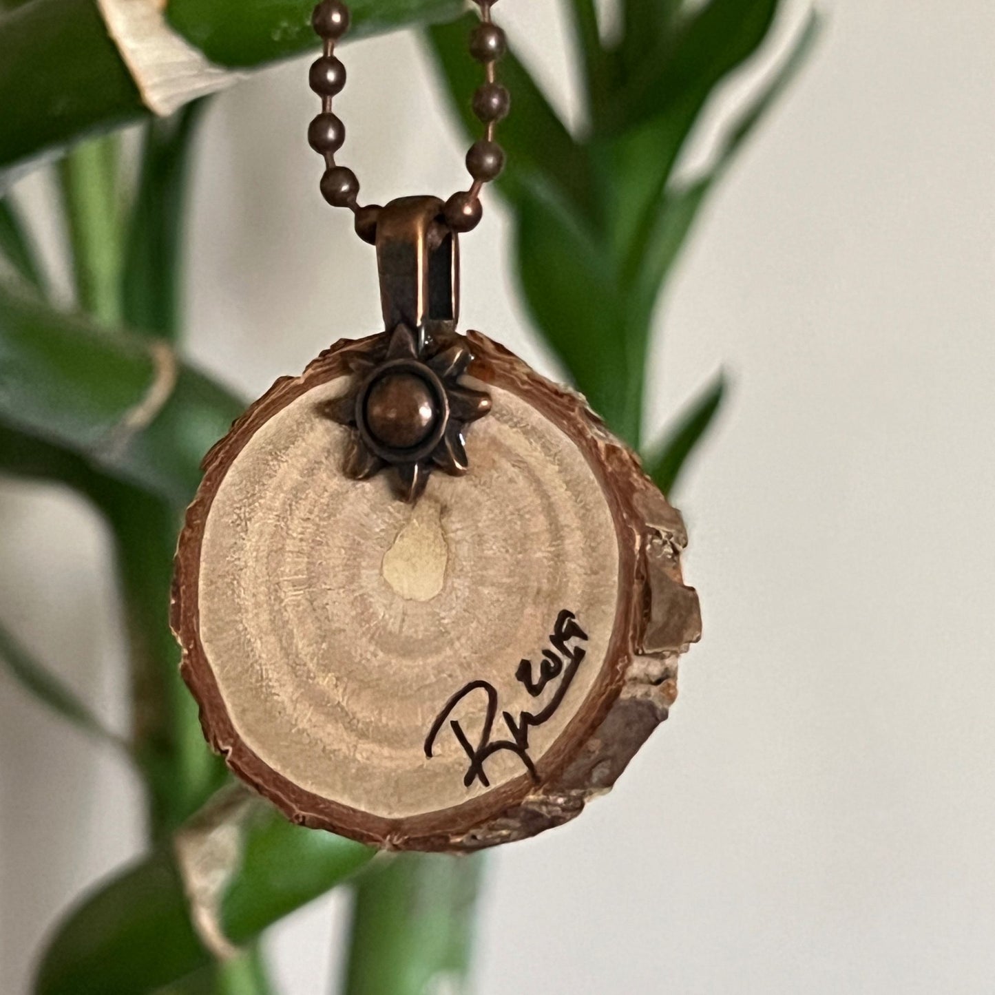 Enchanted Tree Pendant Plum Purple