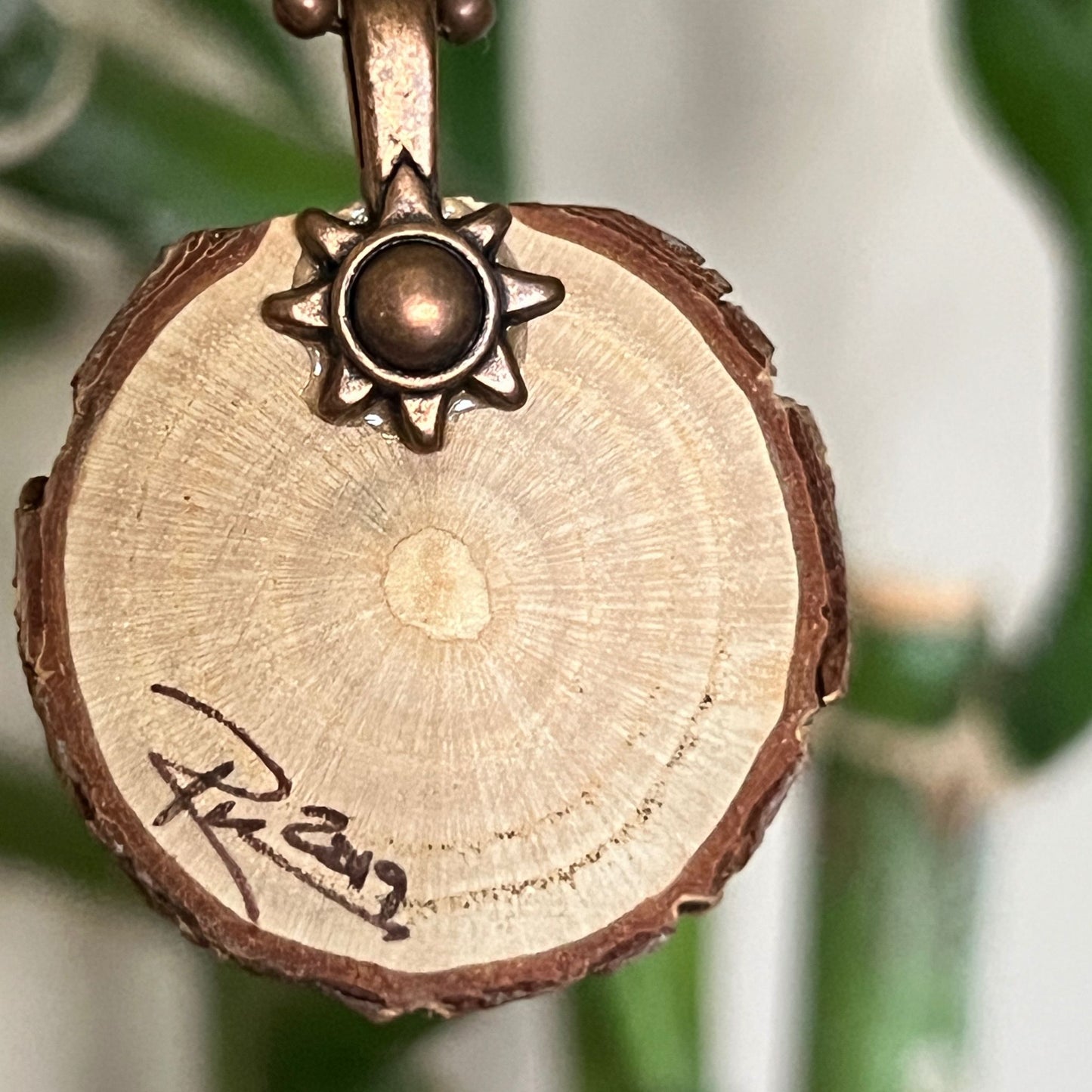 Enchanted Tree Pendant Dark Pink