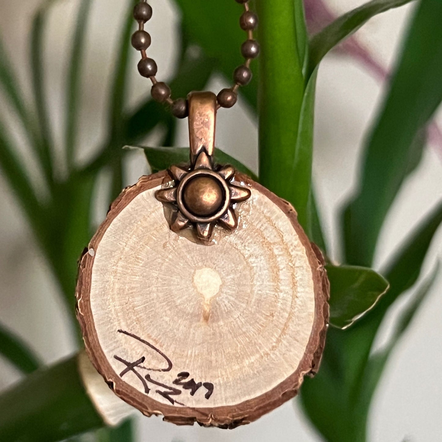 Enchanted Tree Pendant Purple