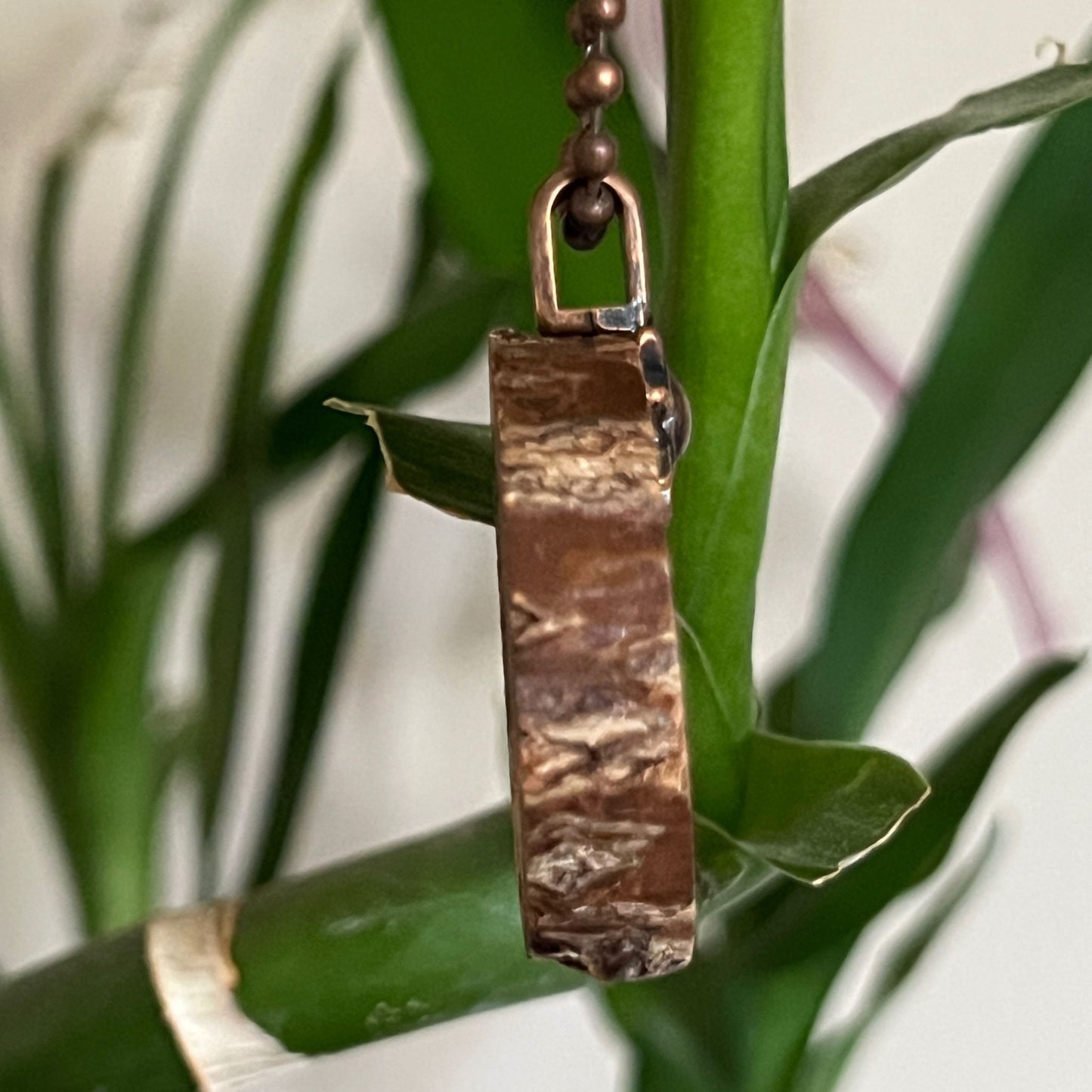 Enchanted Tree Pendant Dark Green Leaves