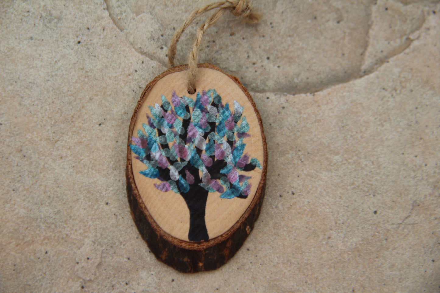 Blue-purple Mini Enchanted Tree Wall Hanging