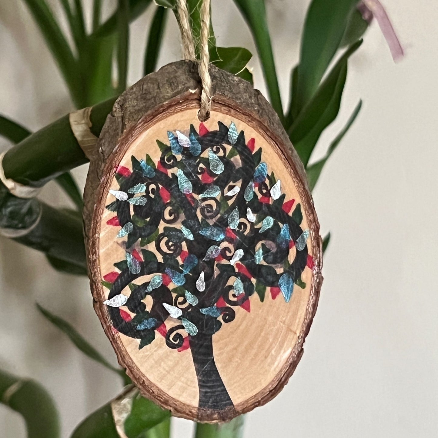 Multi-Colored Leaves - Mini Enchanted Tree Wall Hanging