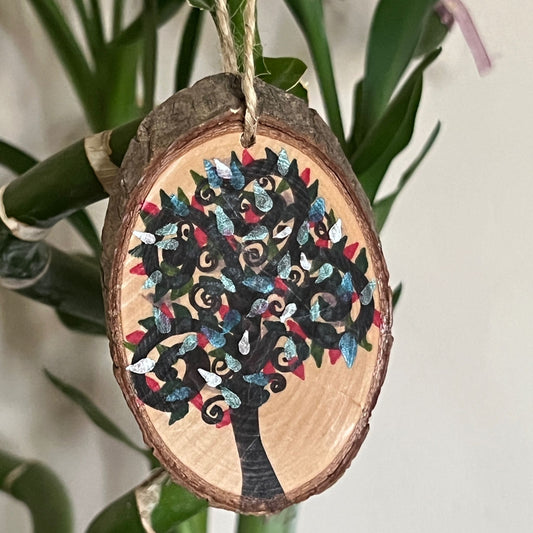 Multi-Colored Leaves - Mini Enchanted Tree Wall Hanging