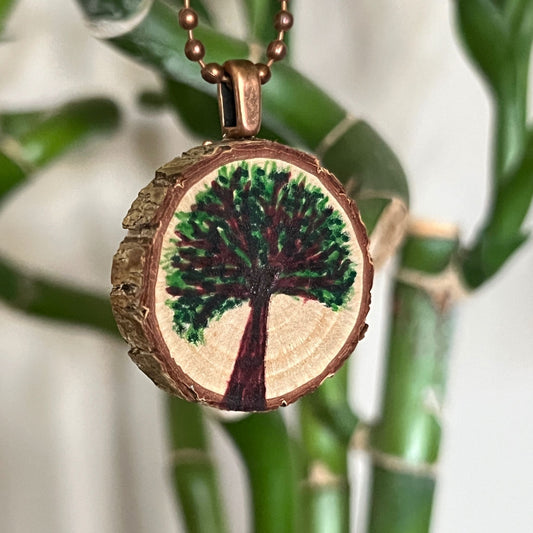 Enchanted Tree Pendant Green Tree
