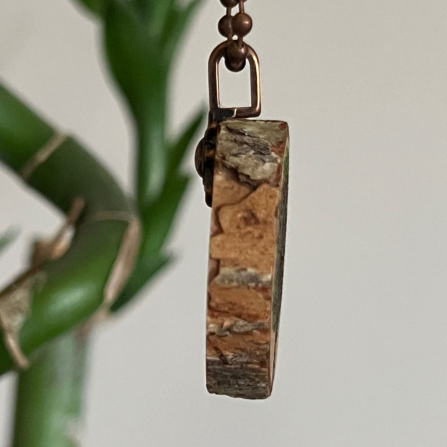 Enchanted Tree Pendant Green Leaves