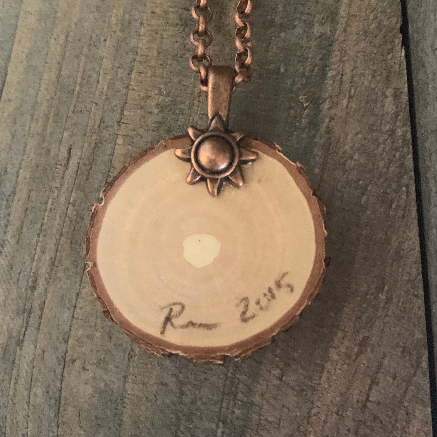 Enchanted Tree Wood Pendant