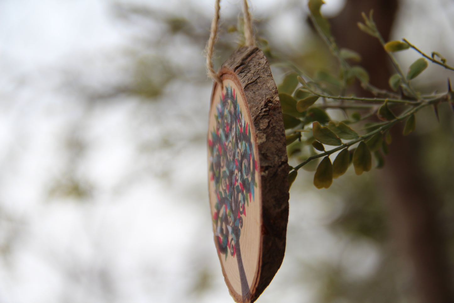 Multi-Colored Leaves - Mini Enchanted Tree Wall Hanging